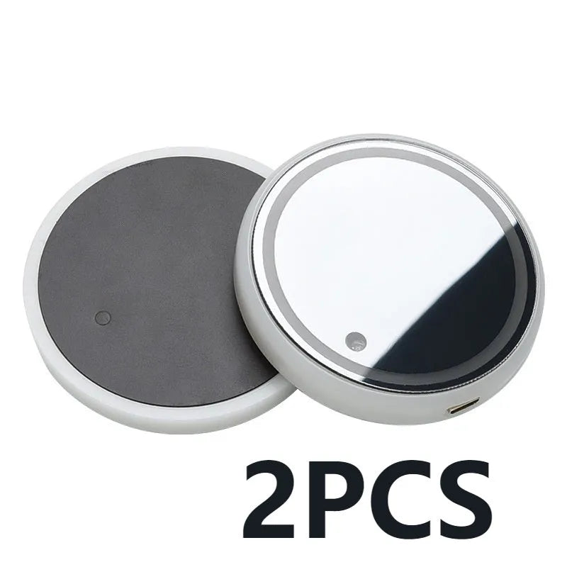 Colourful LED car cup holder coaster with 7 light modes and 68mm diameter