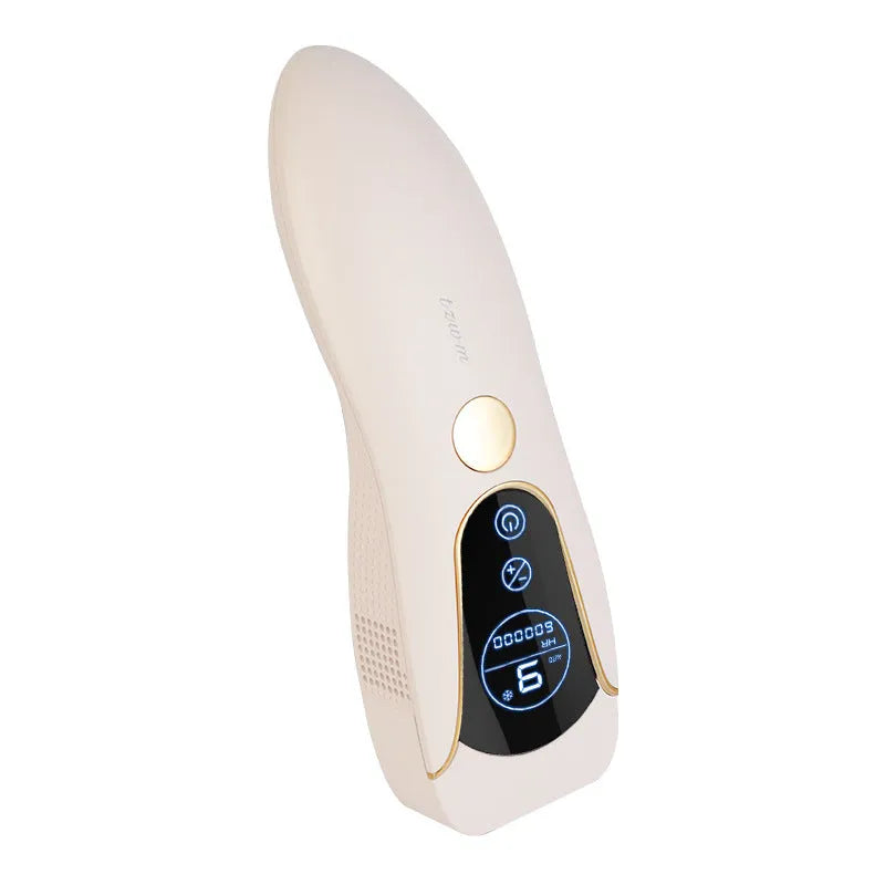 Freezing point IPL hair removal device in white, green or pink colours for body face legs and private areas