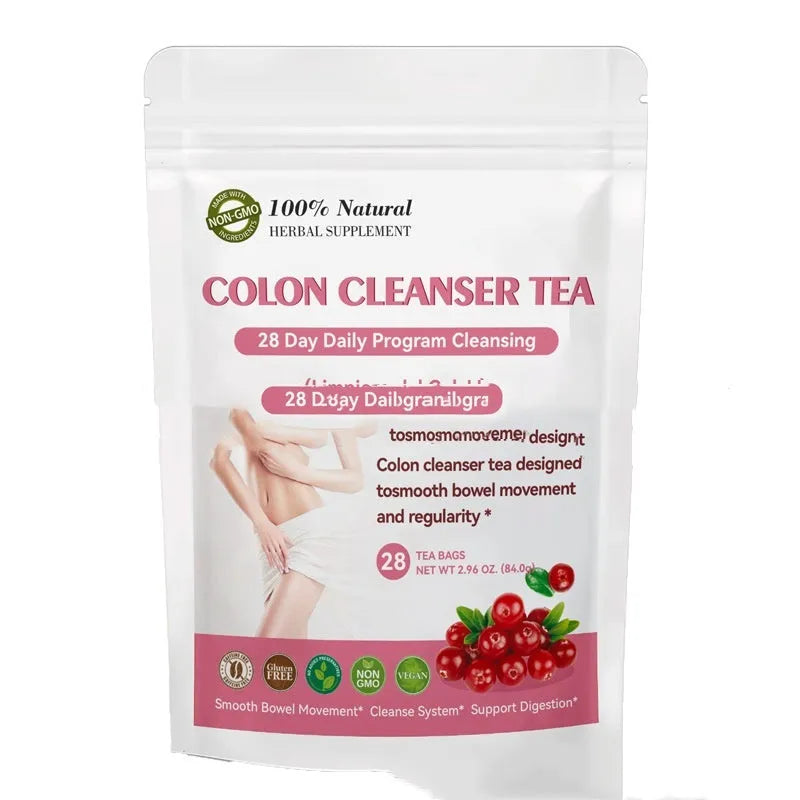28 Day Slim Flat Tummy Tea programme with nine herbal tea blends including MACA energy and skin whitening collagen teas