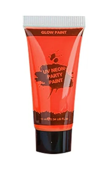25ml bottle of neon face and body paint in non-toxic gouache formula