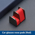 Car dashboard glasses clip holder in four colour options with compact design