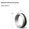 Orange and silver alloy fishing hand guard pull loop tool for non-slip grip