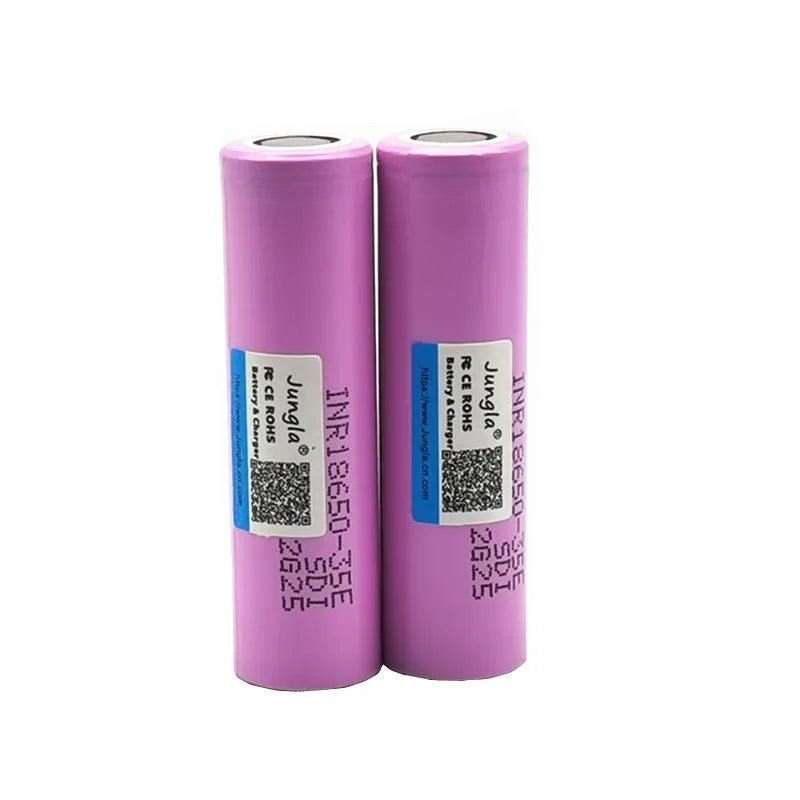 INR18650-35E 3500mAh 3.7V lithium battery cell 18.5mm x 65.2mm