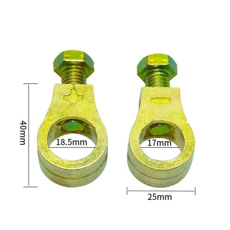 Pure copper car battery clamp with patented design for automotive electrical connections