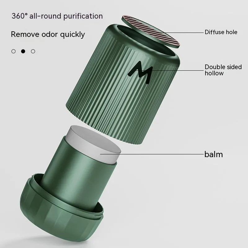 Solid car aromatherapy decoration cup in 10cm by 6cm size for odour removal and fragrance