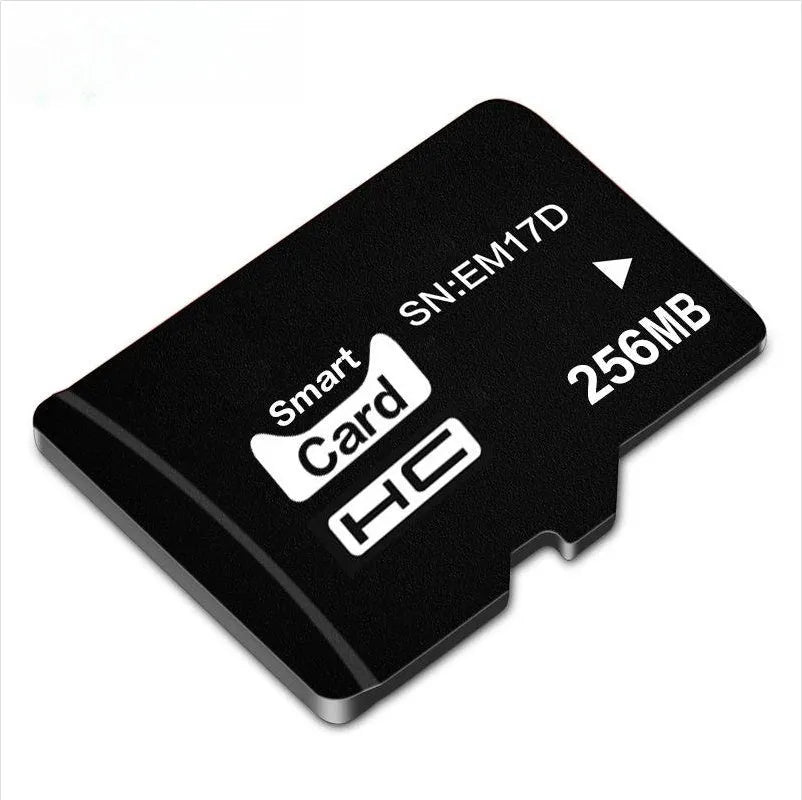 256MB TF memory card with microSD adapter in gift packaging for digital devices