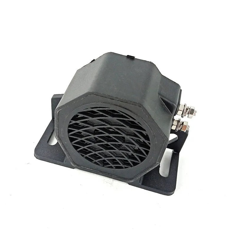 Black GQ-208A reversing horn buzzer for 12-80V electric vehicles with 105dB alarm