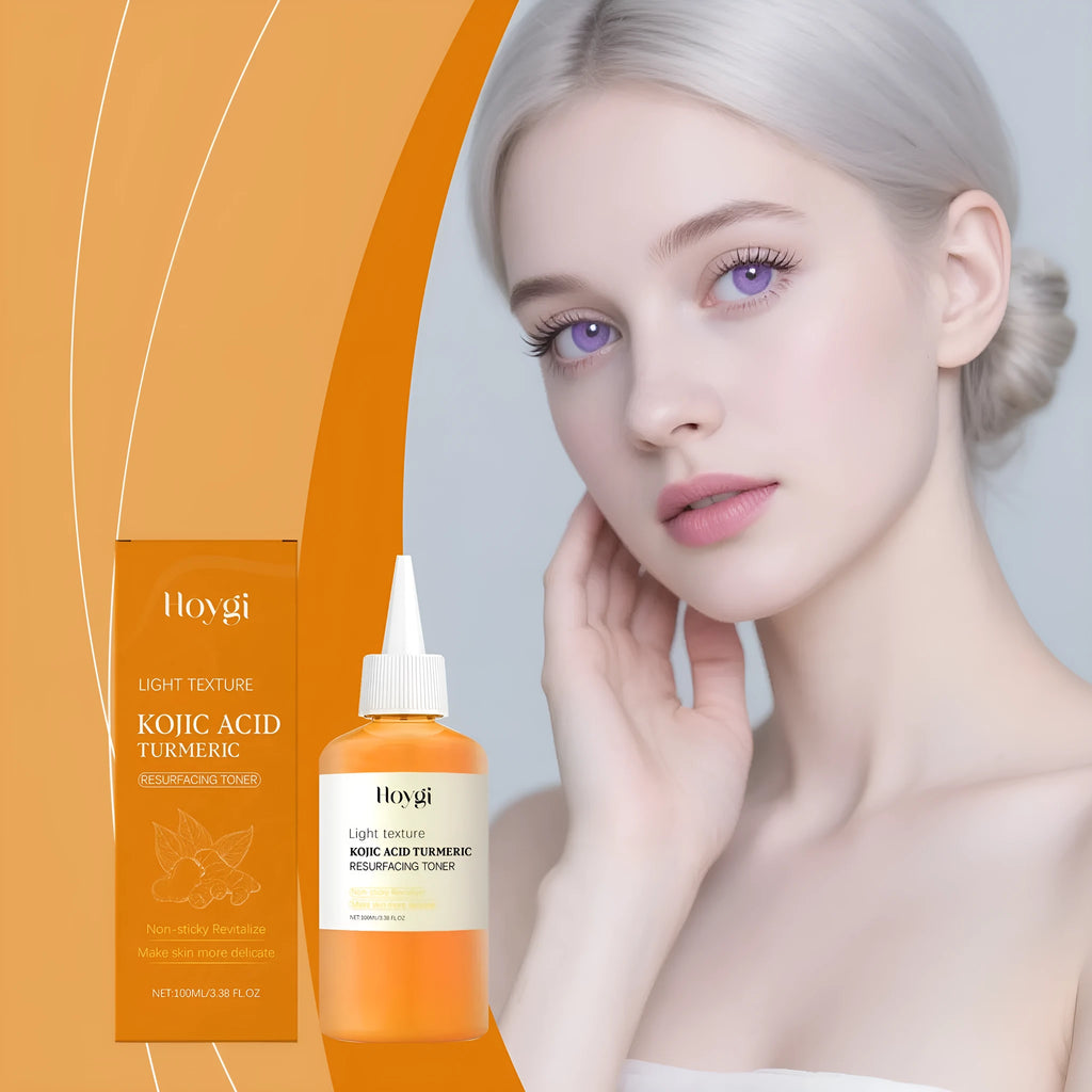 100ml bottle of turmeric moisturising water for facial skincare.