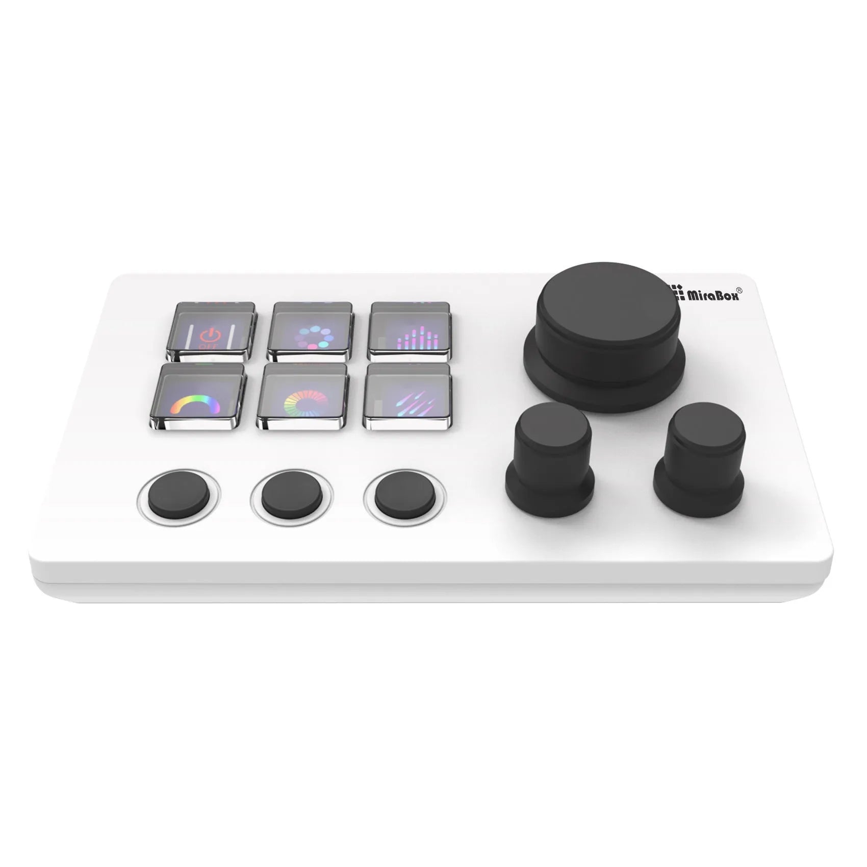 Visual Keyboard N3 black silicone numeric keypad with USB cable on desktop
