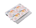 White waterproof PU leather laptop inner bag for 14 inch computers with anti-seismic protection