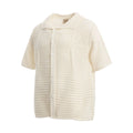 Cotton short sleeve shirt in American retro loose design for youth leisure wear