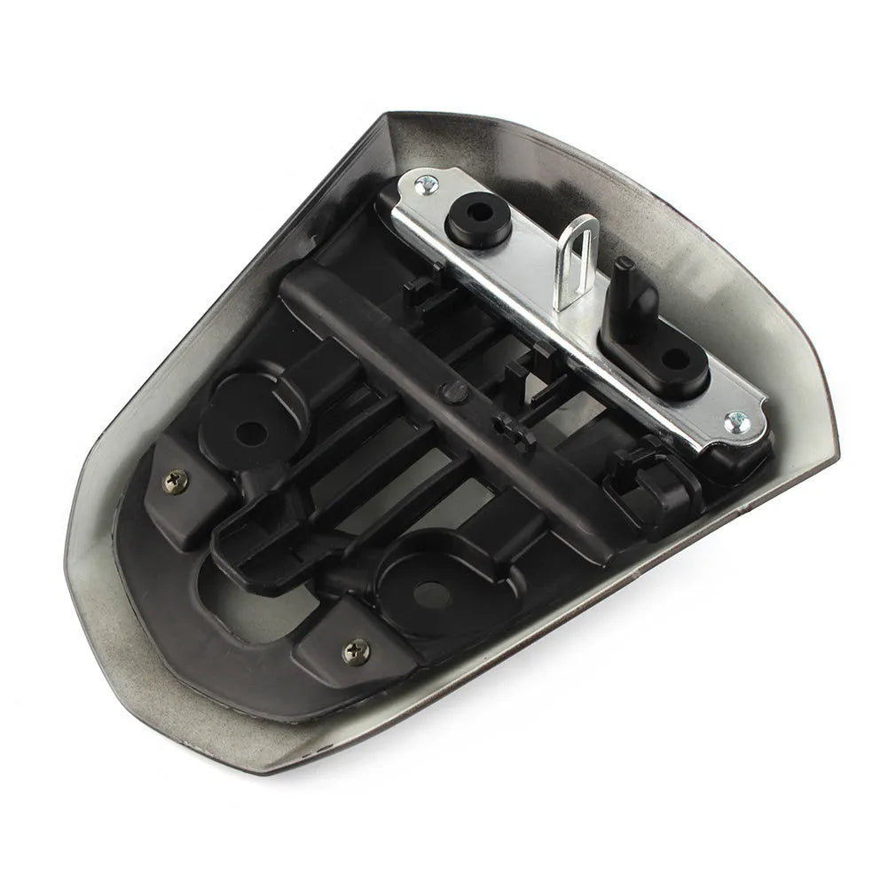GSXR1000 motorcycle rear cowl seat cover in ABS plastic, shown in available colours.