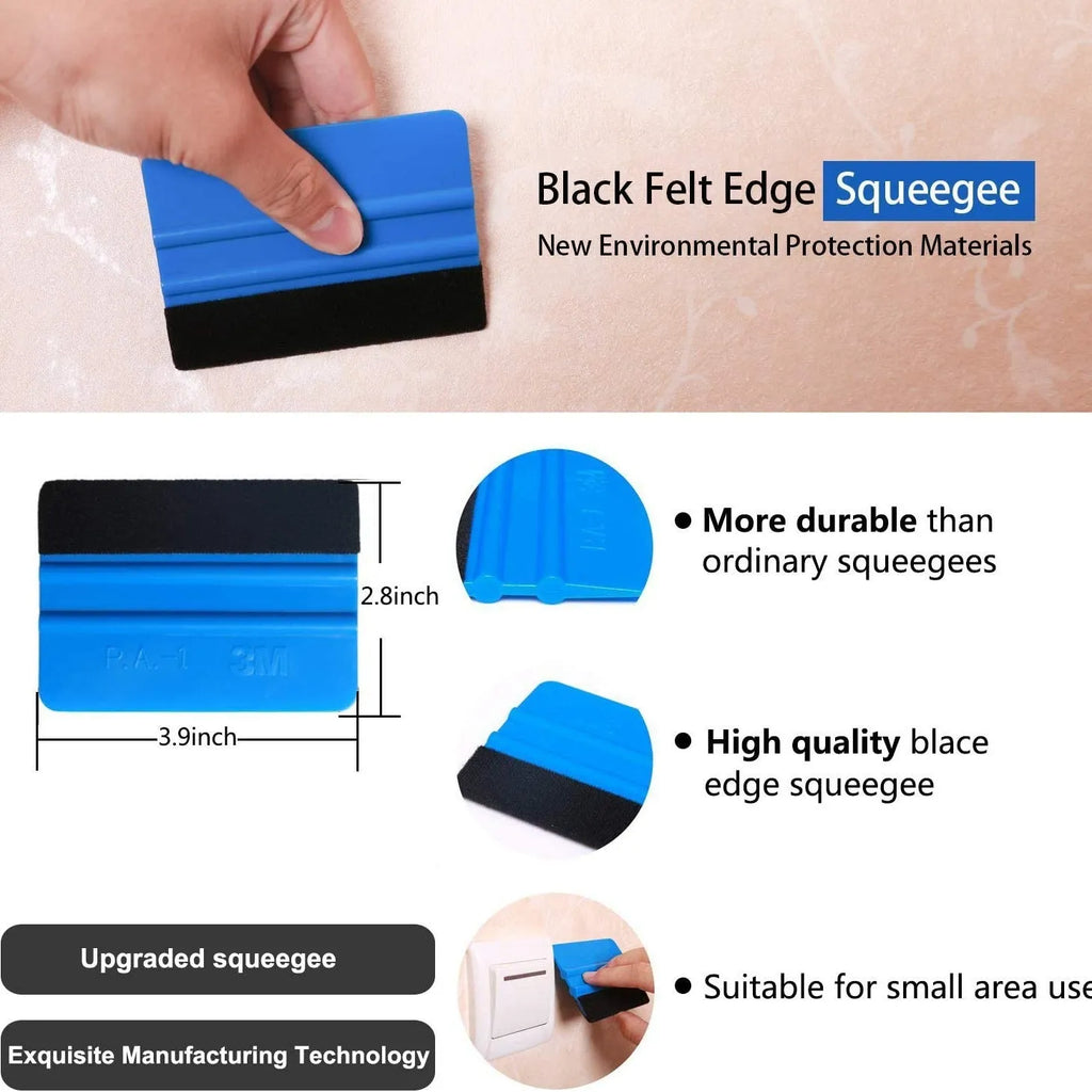 Car film wallpaper smoothing tool set plastic tools for automotive film application