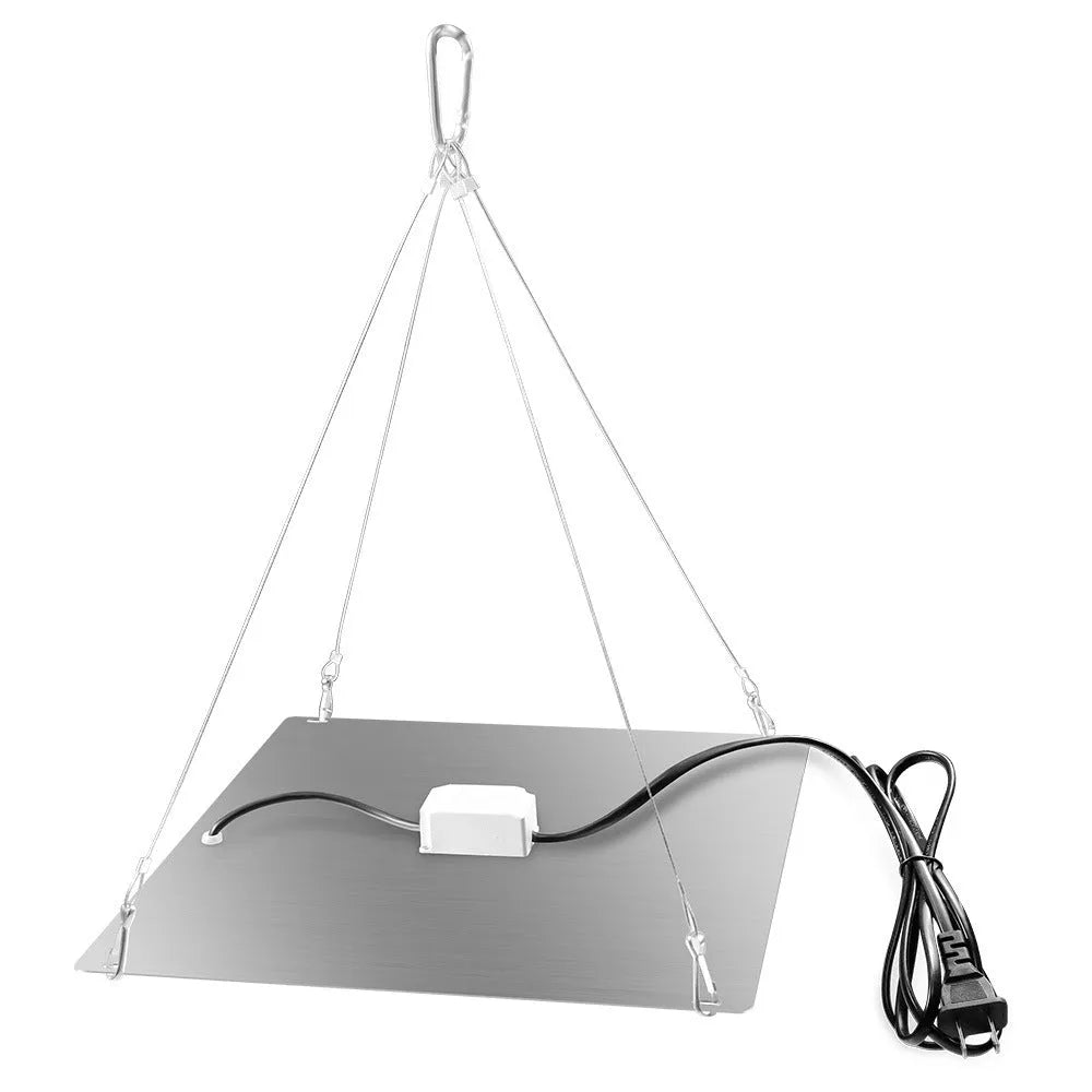 D-section bare board LED plant growth light with aluminium shell and hooks for indoor fruit and vegetable cultivation