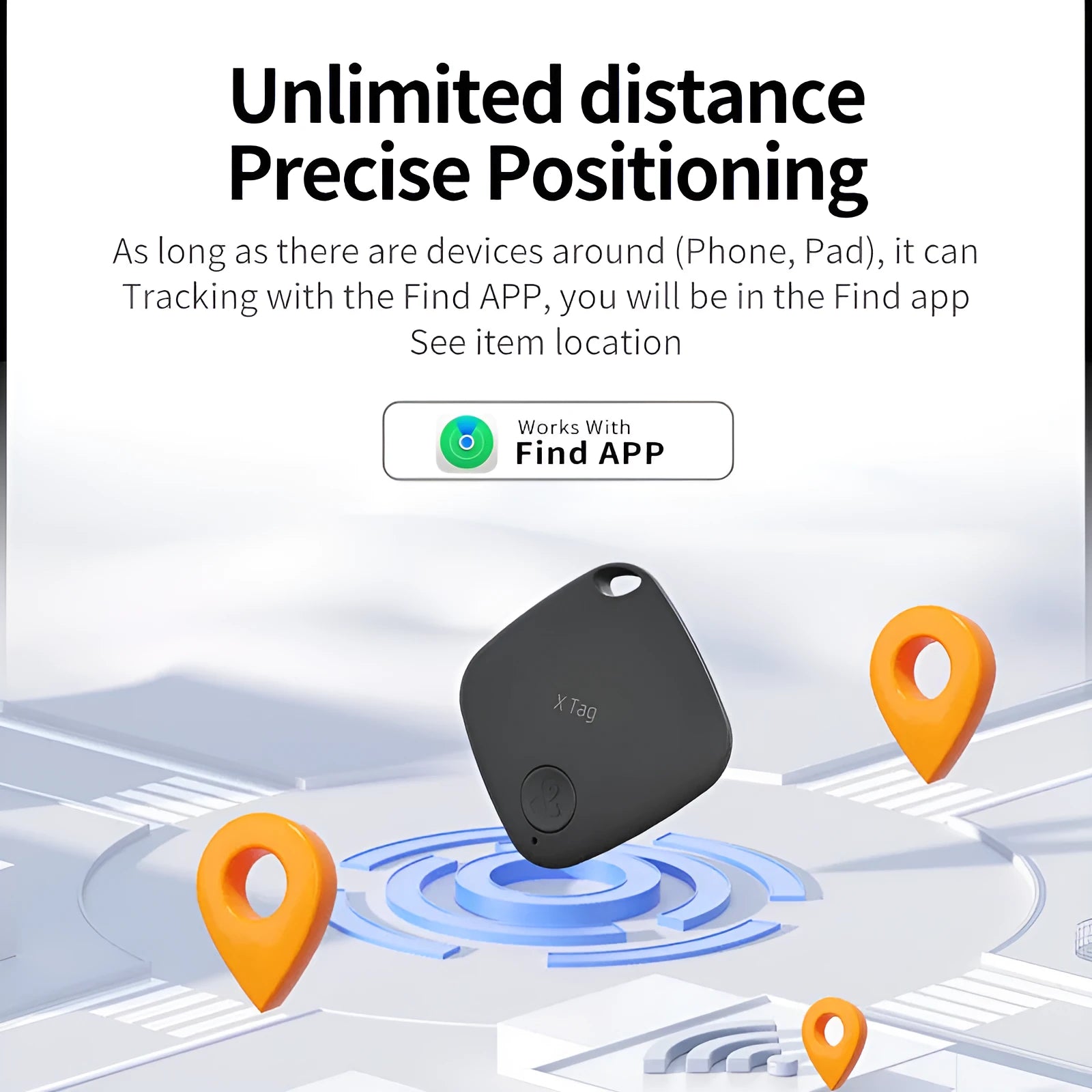 Diamond Global Locator keyfinder in black, blue, green, pink or white showing compact design.