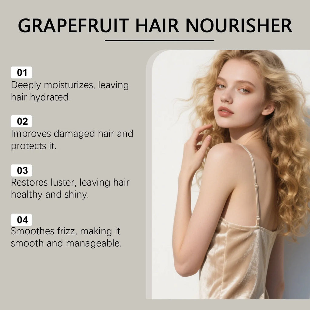 Grapefruit Hair Conditioner 120ml bottle with natural botanical oils and vitamin E