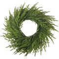 PE plastic American country style front door garland wreath measuring 60 cm with green foliage