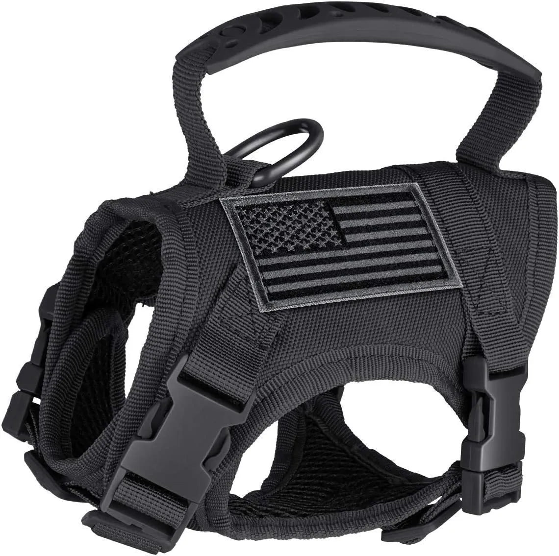 Cat chest strap vest in Oxford cloth with hand holding traction rope, free size, black khaki Army Green