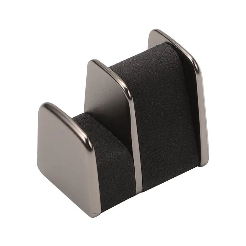 Car dashboard glasses clip holder in four colour options with compact design