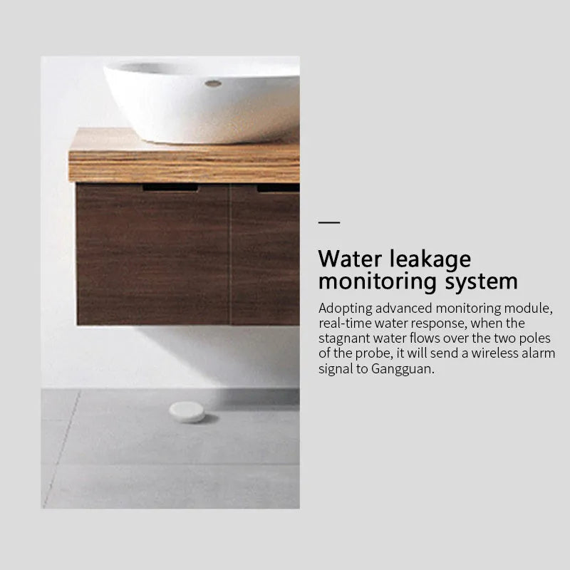 Zigbee wireless water leak sensor for smart homes with FCCID/CE certification