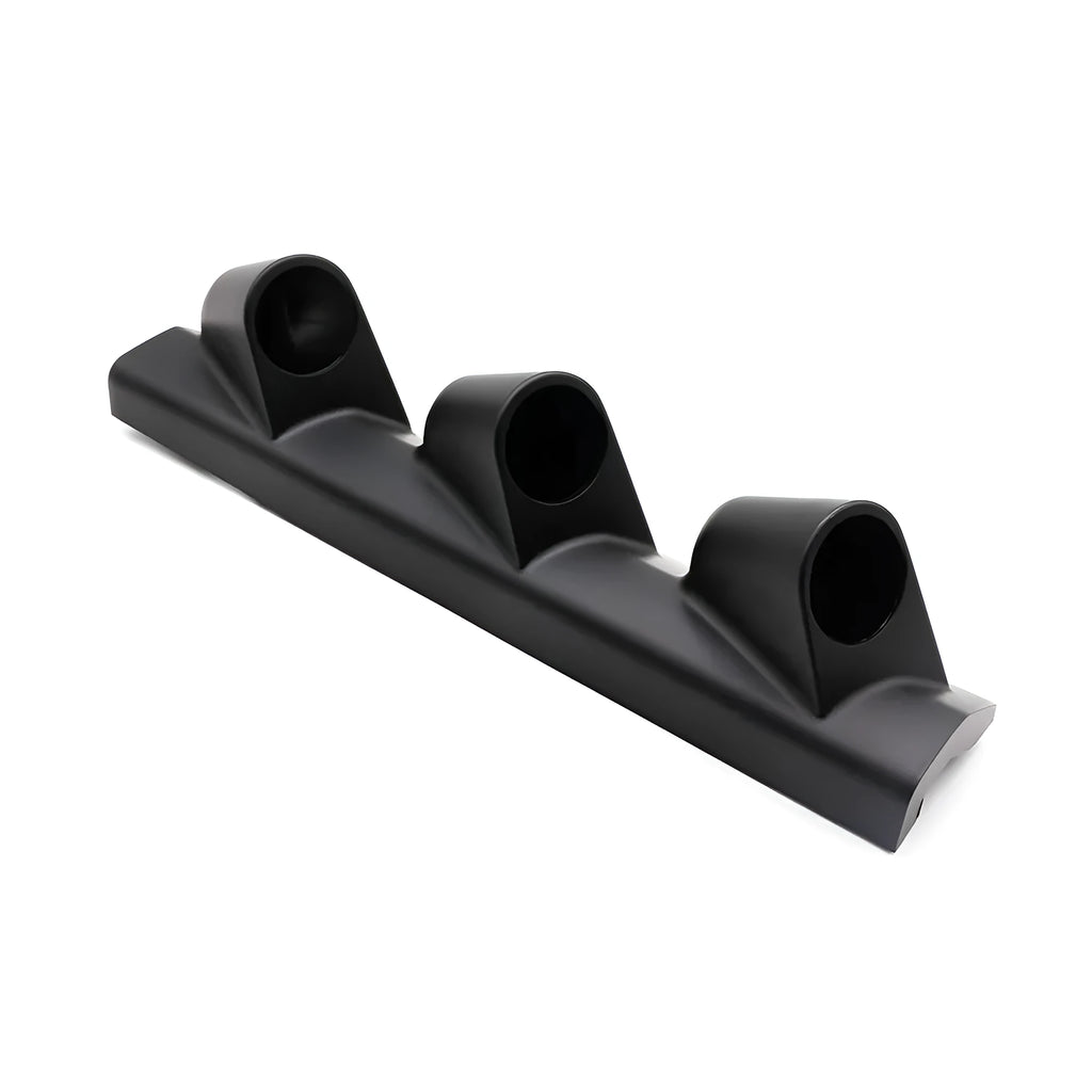 Black ABS plastic car gauge mount with 52mm hole for right-hand drive vehicles