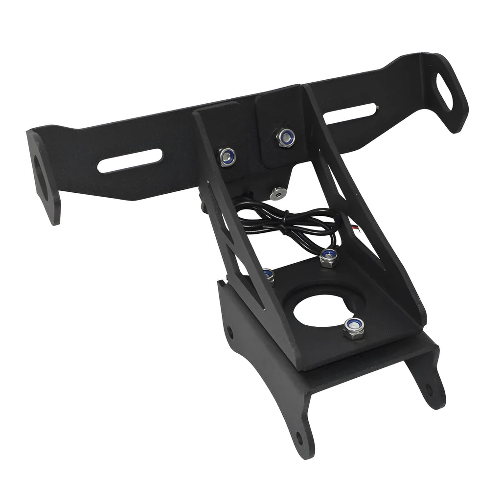 Black aluminium alloy short tail licence plate holder bracket for Honda motorcycles