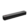 Black or white Bluetooth thermal printer for mobile phone connectivity measuring 295mm