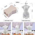 Geometric silicone mould for body candles with 10cm and 14cm height sections