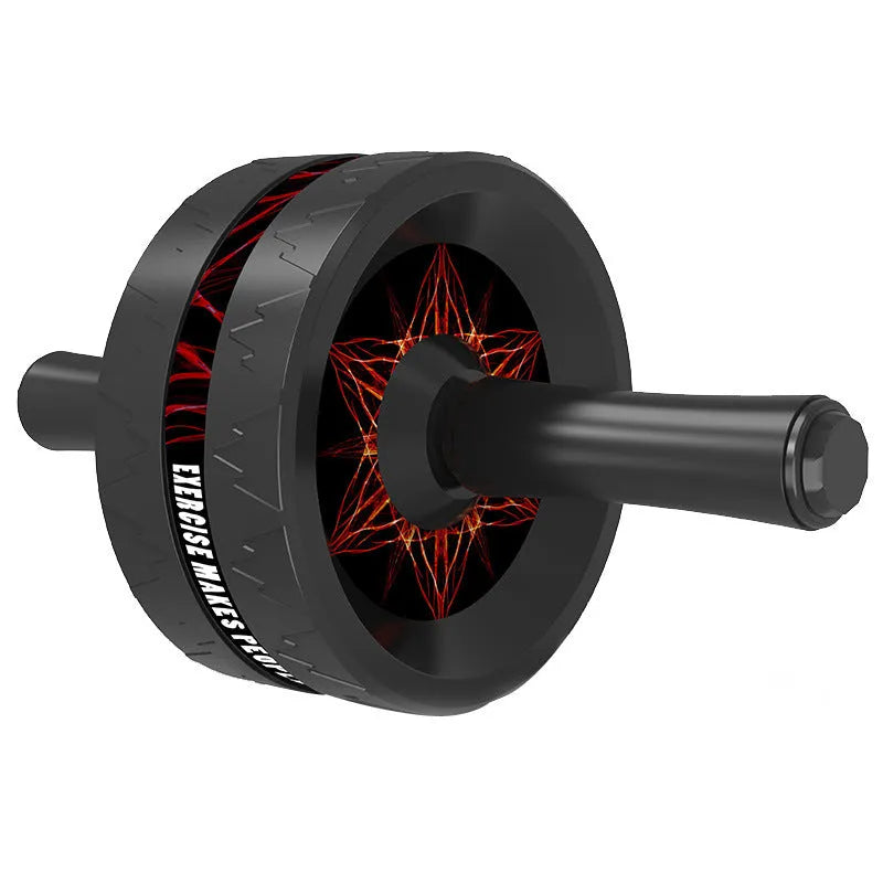 Abdominal exercise wheel in a choice of flame red, flame blue, red and black, or three thorn red colours.