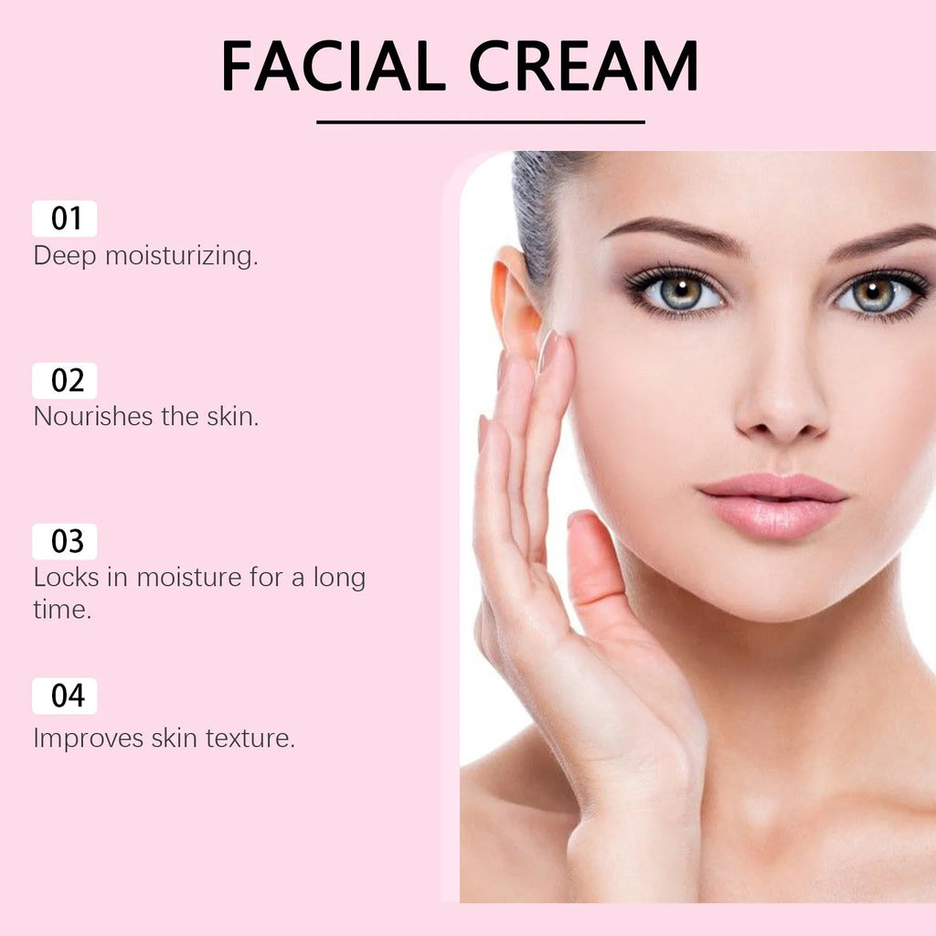 Sakura Butter Cream face moisturiser in 5.7cm square jar containing 100g of product