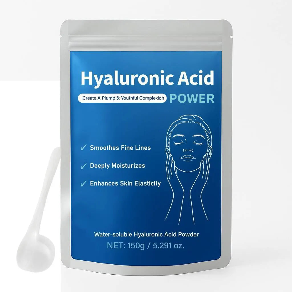 Hyaluronic acid powder 150g for facial skincare formulation and cosmetic applications