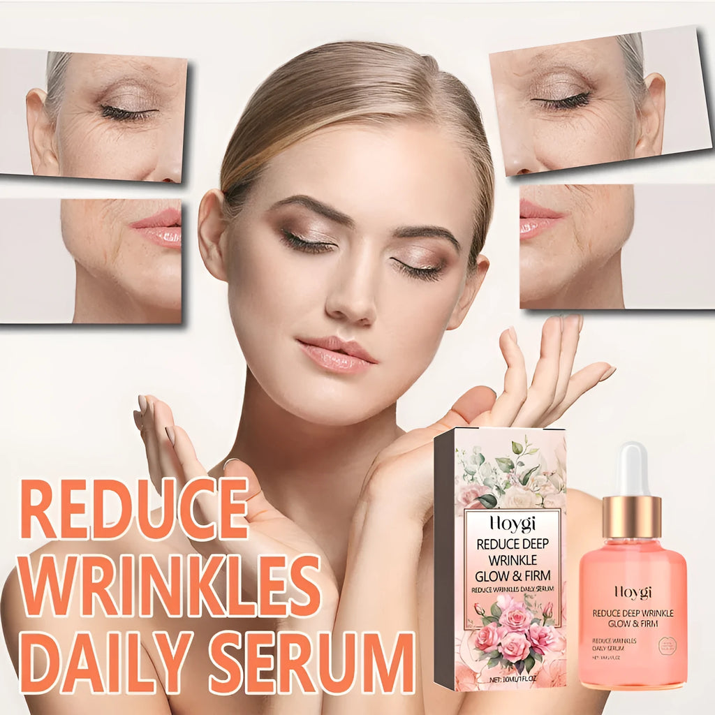 30ml rose essential oil in amber glass bottle for smoothing wrinkles and firming skin