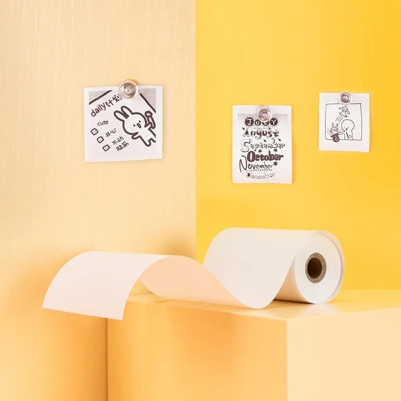 Three rolls of 57mm x 30mm thermal printer paper in packaging