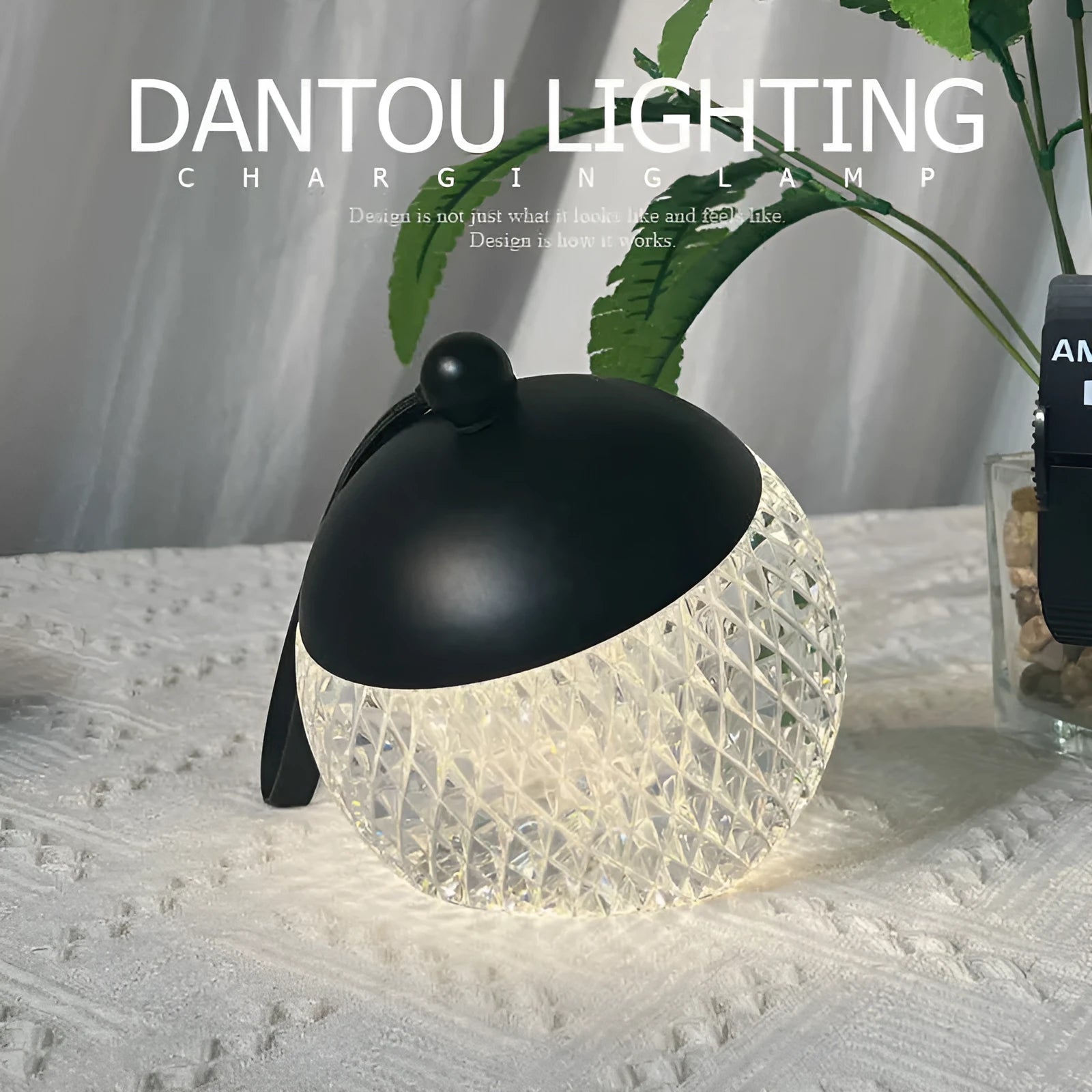 Portable dimmable touch control LED desk lamp in minimalist design