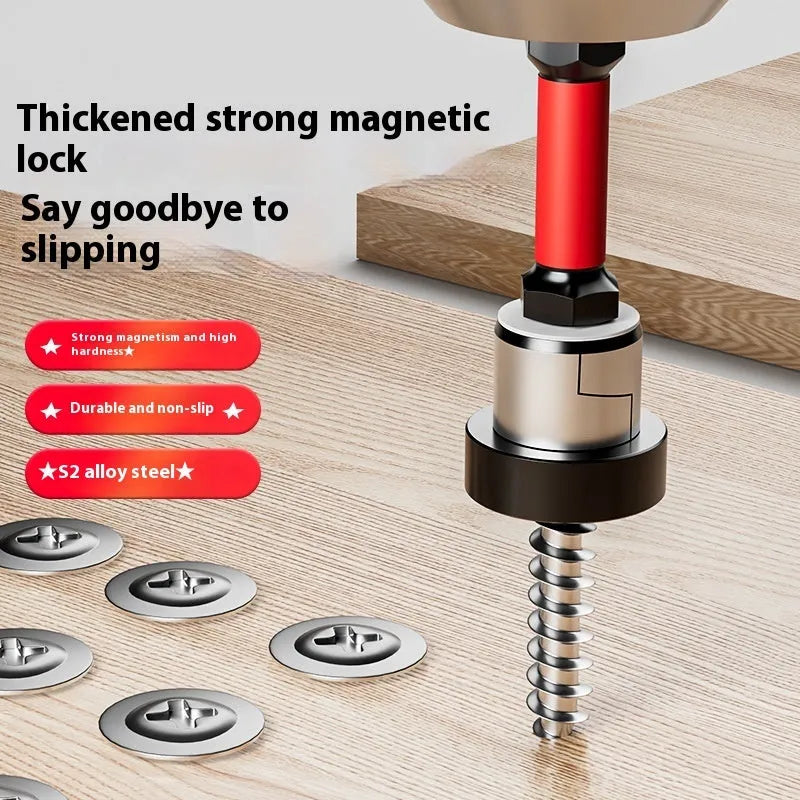 S2 steel strong magnetic positioning screwdriver bit, 50mm full length, for electric hand drill and screwdriver