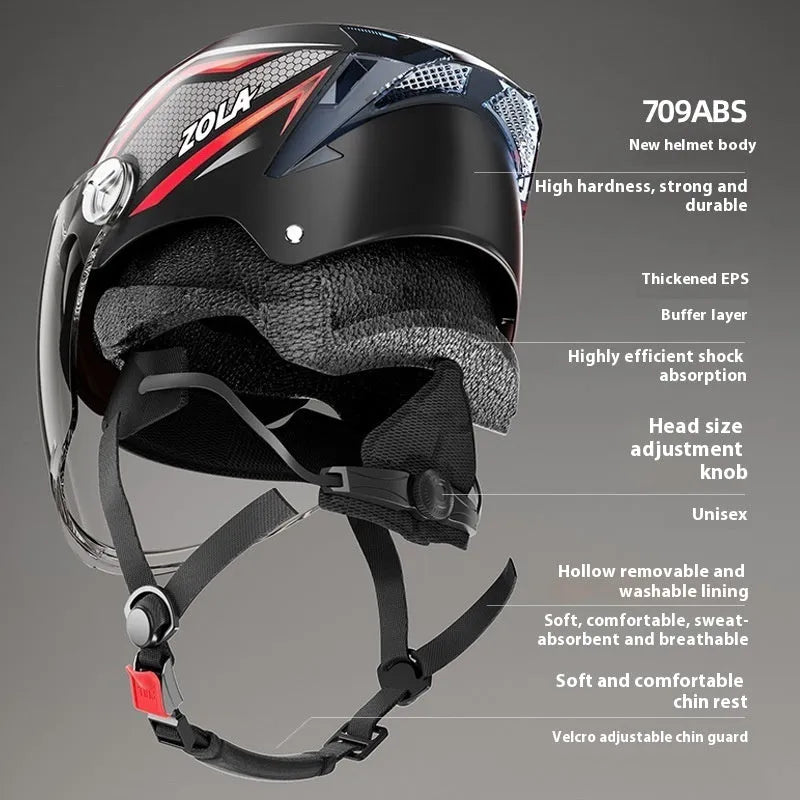 Children's 3C certified ABS universal motorcycle half helmet in multiple colour options