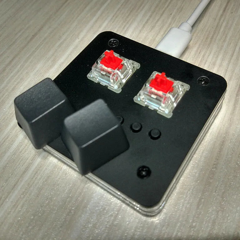 Mini USB keyboard with multimedia keys in choice of white, grey, black or pink colours