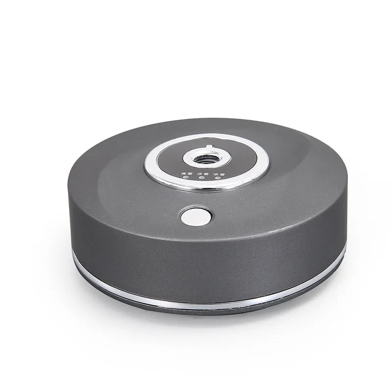 Plastic car diffuser with USB cable and anti-slip pad in black, grey and white colour options