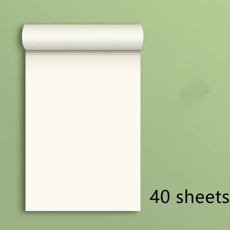 Blank draft book paper notebook 250 x 170 mm with simple style and eye protection feature