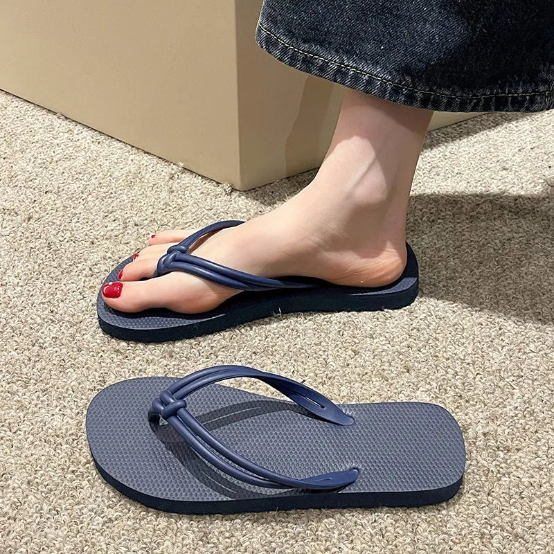 Men's casual flip flops with PVC toe-covering design and injection moulded soles in multiple colour options