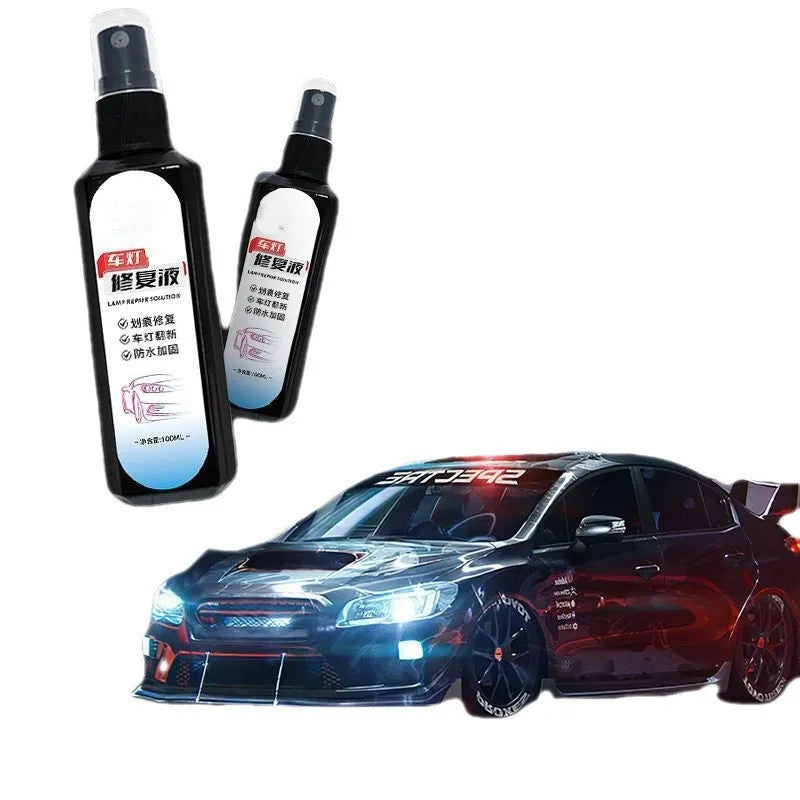 100 ml bottle of car headlight restoration and polishing fluid for lens repair
