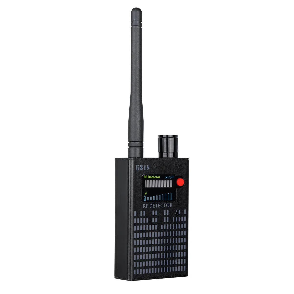 Black G318 anti-theft hidden camera detector made from aluminium alloy