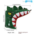 Golf putter sleeve with waterproof PU exterior and fleece lining in various animal and pattern designs