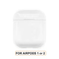 Transparent PC hard shell case for AirPods 1 2 3 Pro and Pro 2 charging box, 1.8mm thick, 48x56x24mm