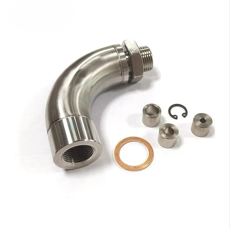 M18 x 1.5 car temperature sensor adapter flow valve with metallic finish