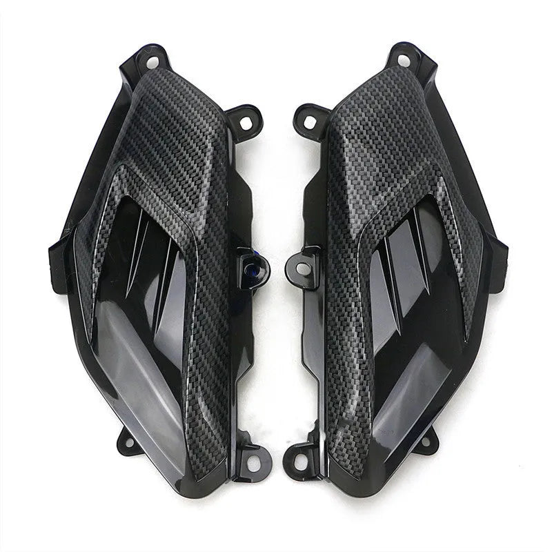 Pair of YAMAHA NMAX motorcycle side lamps with LED light in choice of blue or red.