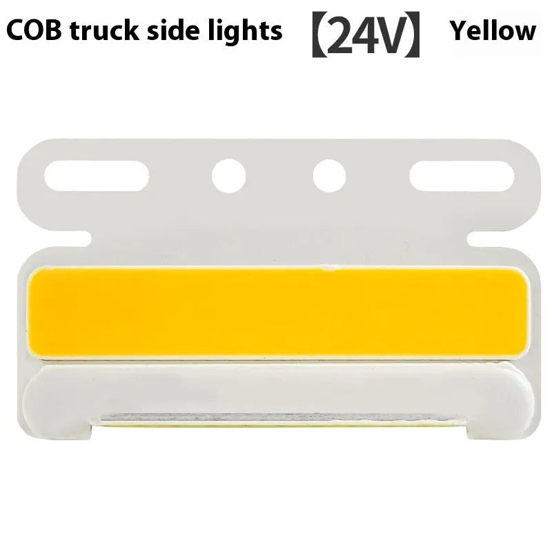 Waterproof aluminium LED truck side light in choice of colours for 12V or 24V vehicles
