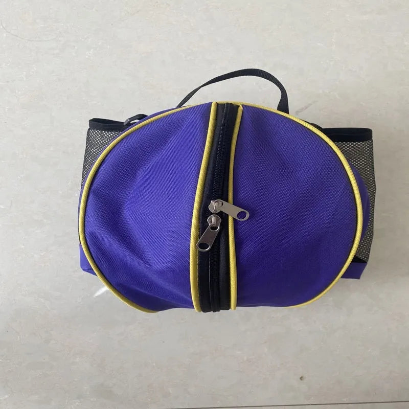 Oxford cloth basketball training bag with adjustable strap shown in a camouflage colour option.