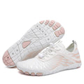 Men's white lace-up casual sports shoes with a breathable lining and textured rubber outsole.