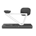 Five-in-one bedside wireless charger with magnetic phone bracket, watch charging spot, headphone charging and LED night light